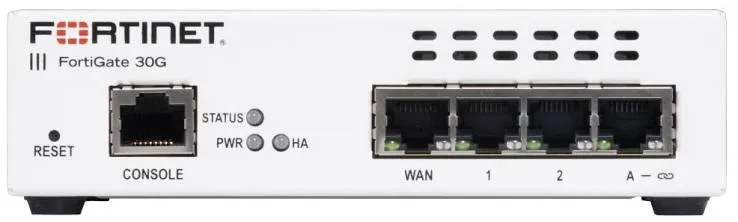[07862] FG-30G  Fortigate 4 x GE RJ45 ports (including 3 x Internal Ports, 1 x WAN Ports)