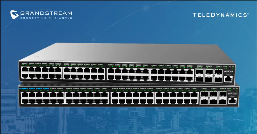 [08679] Grandstream GWN7816P Enterprise Layer 3 Managed Network Switch