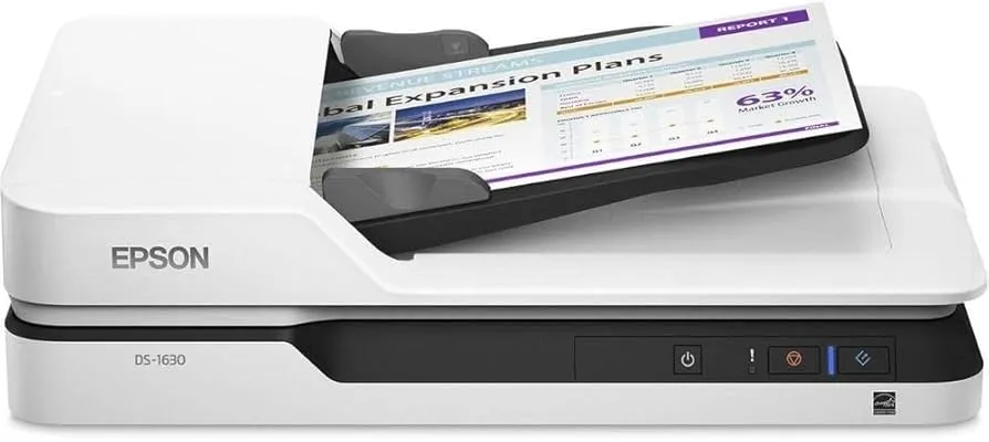 Epson Work Force DS-1630 Flatbed Scanner