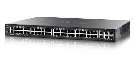 Cisco SG350-52P-K9-NA 52-Port Gigabit PoE Managed Switch